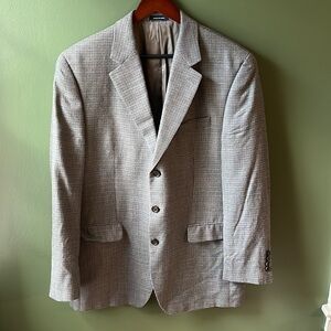 Ralph Lauren by Dillard’s Men’s - XL - Suit Houndstooth 42L 52%Silk 48%Wool